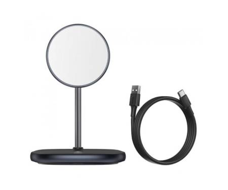 Бездротова зарядка Baseus Swan Magnetic Desktop Bracket Black (WXSW-01)