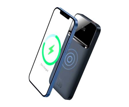 Power Bank Baseus Magnetic Wireless Quick Charging 20W 10000мАч, Blue (PPMT-03)