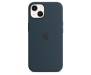 Чехол для Apple iPhone 13 mini Silicone Case with MagSafe - Abyss Blue (MM213) 1