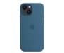 Чехол для Apple iPhone 13 mini Silicone Case with MagSafe - Blue Jay (MM1Y3) 4