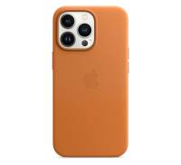 Чохол для Apple iPhone 13 Pro Leather Case with MagSafe - Golden Brown (MM193)
