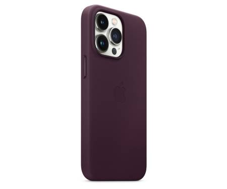 Чохол для Apple iPhone 13 Pro Leather Case with MagSafe - Dark Cherry (MM1A3)