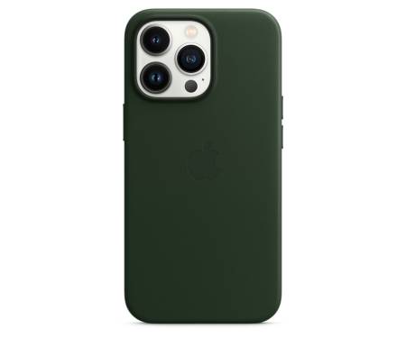 Чохол для Apple iPhone 13 Pro Leather Case with MagSafe - Sequoia Green (MM1G3)
