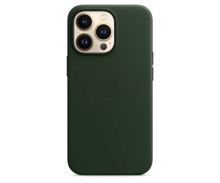 Чохол для Apple iPhone 13 Pro Leather Case with MagSafe - Sequoia Green (MM1G3)
