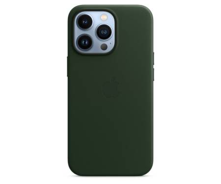 Чохол для Apple iPhone 13 Pro Leather Case with MagSafe - Sequoia Green (MM1G3)