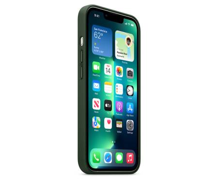 Чехол для Apple iPhone 13 Pro Max Leather Case with MagSafe - Sequoia Green (MM1Q3) 6
