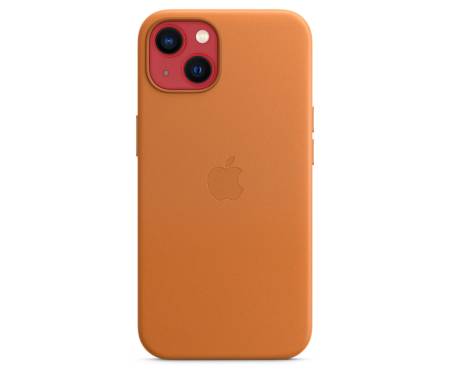 Чохол для Apple iPhone 13 Leather Case with MagSafe - Golden Brown (MM103)