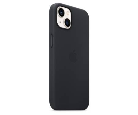 Чохол для Apple iPhone 13 Leather Case with MagSafe - Midnight (MM183)