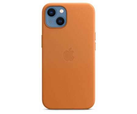 Чехол для Apple iPhone 13 mini Leather Case with MagSafe - Golden Brown (MM0D3) 2