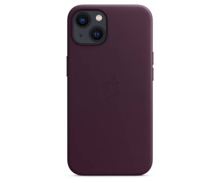 Чехол для Apple iPhone 13 mini Leather Case with MagSafe - Dark Cherry (MM0G3) 2