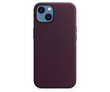 Чехол для Apple iPhone 13 mini Leather Case with MagSafe - Dark Cherry (MM0G3) 5