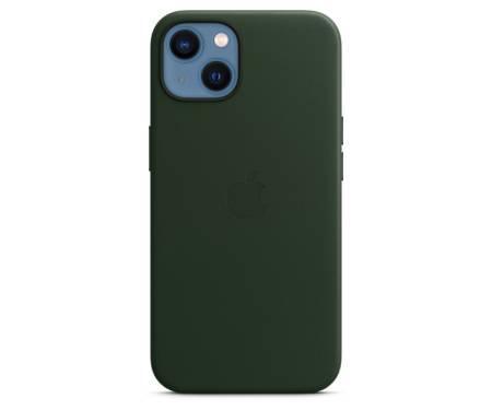 Чехол для Apple iPhone 13 mini Leather Case with MagSafe - Sequoia Green (MM0J3) 2