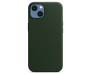 Чехол для Apple iPhone 13 mini Leather Case with MagSafe - Sequoia Green (MM0J3) 2