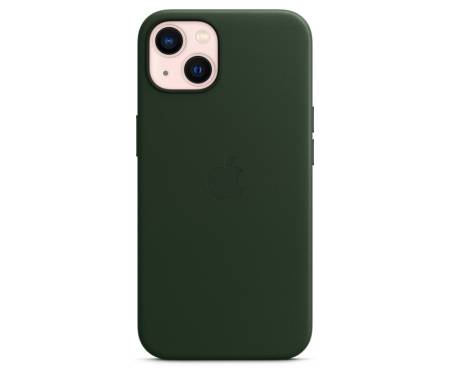 Чехол для Apple iPhone 13 mini Leather Case with MagSafe - Sequoia Green (MM0J3) 3
