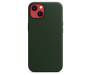 Чехол для Apple iPhone 13 mini Leather Case with MagSafe - Sequoia Green (MM0J3) 4