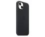 Чохол для Apple iPhone 13 mini Leather Case with MagSafe - Midnight (MM0M3) 6