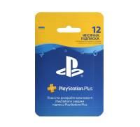 Карта онлайн пополнения SONY Playstation Plus: Подписка на 12 месяцев Конверт (9809944)