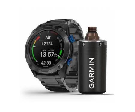 Смарт-часы Garmin Descent Mk2i Bundle Titanium Carbon Grey w. Titanium Band w. Descent T1 (010-02132-12)