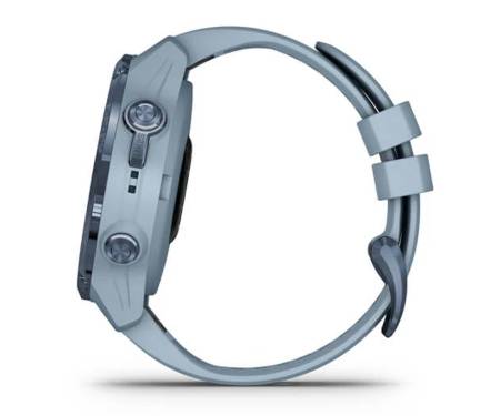Спортивные часы Garmin Descent Mk2S Mineral Blue with Sea Foam Silicone Band (010-02403-07)