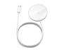 Бездротовий зарядний пристрій Baseus Simple Mini Magnetic Wireless Charger White (WXJK-F02)