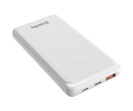 Power Bank ColorWay 10000 mAh Slim 18W White (CW-PB100LPG3WT-PD)