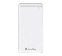 Power Bank ColorWay 10000 mAh Slim 18W White (CW-PB100LPG3WT-PD)