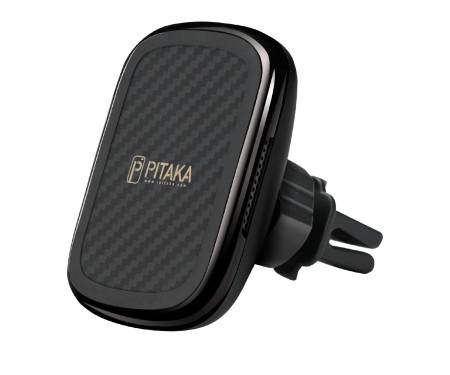 Беспроводное зарядное устройство Pitaka MagMount Qi Car Vent Black (CM3001Q)