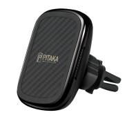 Бездротовий зарядний пристрій Pitaka MagMount Qi Car Vent Black (CM3001Q)