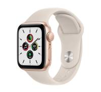 Apple Watch SE GPS 40mm Gold Aluminum Case w. Starlight S. Band (MKQ03)