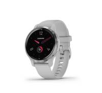Смарт-часы Garmin Venu 2S Silver Stainless Steel Bezel with Mist Gray Case and Silicone Band (010-02429-12)