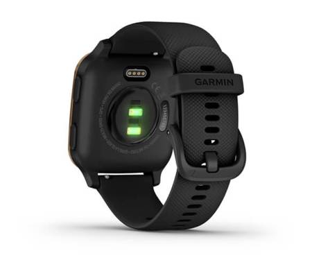 Смарт-часы Garmin Venu Sq Music Edition Rose Gold/Black Case and Silicone Band (010-02426-05/15)