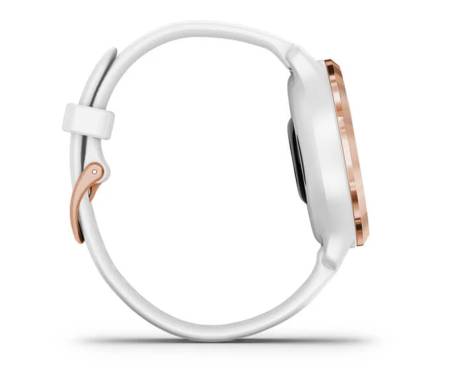 Смарт-часы Garmin Venu 2S Rose Gold Bezel with White Case and Silicone Band (010-02429-13)