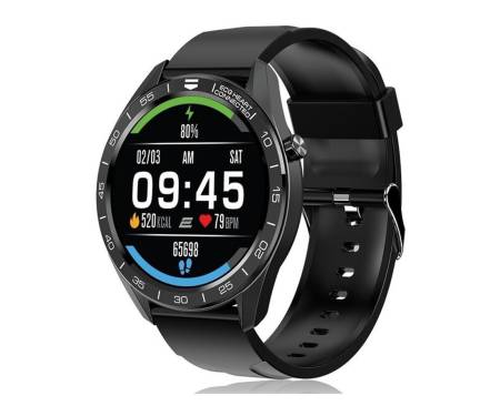 Смарт-часы 2E Смарт-годинник Motion GT 46 mm Black-Silver (2E-CWW20BKSL)