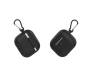 Чохол для Airpods 3 Silicone Case Devia з карабіном Black