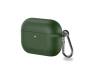 Чехол для Airpods 3 Silicone Case Devia с карабином Green