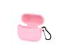 Чехол для Airpods 3 Silicone Case Devia с карабином Pink