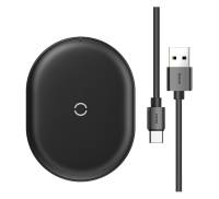 Беспроводное зарядное устройство Baseus Cobble Wireless Charger 15W Black (WXYS-01)