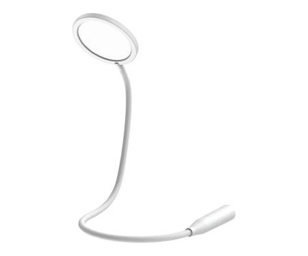 Настольная лампа Baseus Comfort Reading Charging Uniform Light Hose Desk Lamp White (DGYR-02)