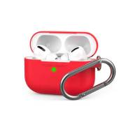 Чохол для Airpods Pro Case Protection с карабином Red