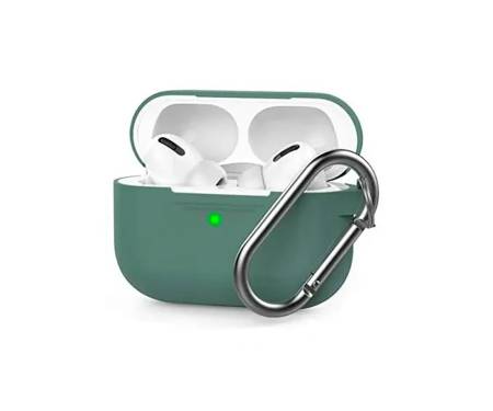 Чехол для Airpods Pro Case Protection с карабином Forest Green