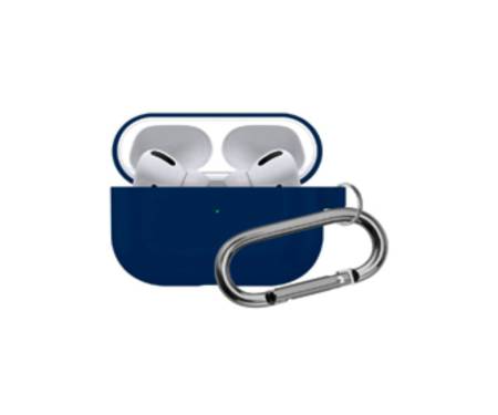 Чохол для Airpods Pro Case Protection с карабином Midnight Blue