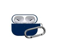 Чехол для Airpods Pro Case Protection с карабином Midnight Blue