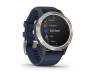 Смарт-часы Garmin quatix 6 Gray with Captain Blue Band (010-02158-90/010-02158-91)