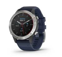 Смарт-часы Garmin quatix 6 Gray with Captain Blue Band (010-02158-90/010-02158-91)