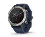 Смарт-часы Garmin quatix 6 Gray with Captain Blue Band (010-02158-90/010-02158-91)