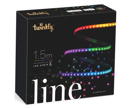 Гірлянда Twinkly Smart LED Twinkly Line RGB, підсвічування, Gen II, IP20, довжина 1,5м (TWL100STW-BEU)