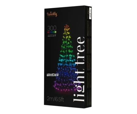 Гирлянда Twinkly Smart LED Twinkly Light tree RGBW 300, Gen II, IP44, высота 2м (TWP300SPP-BEU)