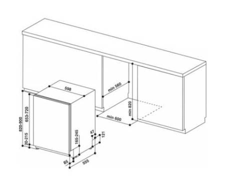 Посудомоечная машина Whirlpool WIC3C34PFES