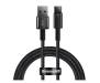 Кабель Baseus Tungsten Gold Fast Charging Type-C 66W 1m Black (CATWJ-B01)