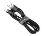 Кабель Baseus cafule for Lightning 2.4A 3M Gray\Black (CALKLF-RG1-2A)